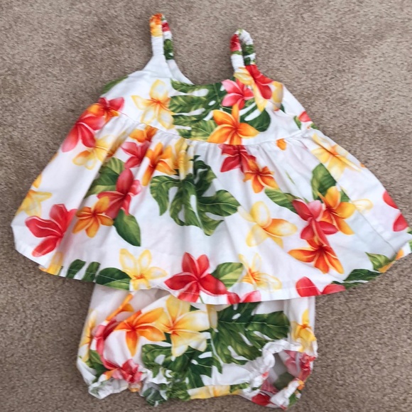 hawaiian baby girl outfit